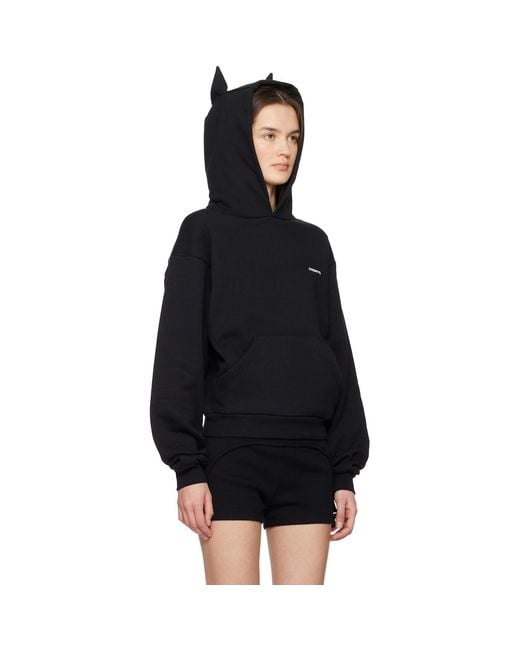 Coperni Black Horn Hoodie