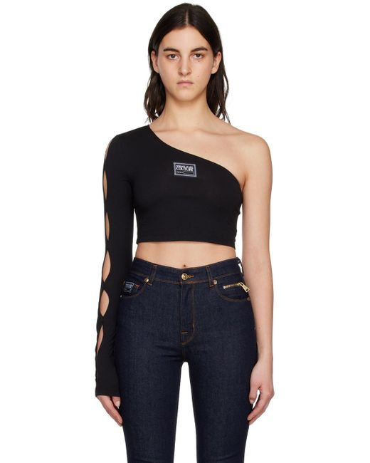 Versace Jeans Couture カットアウト トップス Black