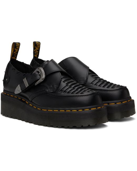 Chaussures à boucle ramsey noires en cuir à ornement tressé Dr. Martens pour homme en coloris Black
