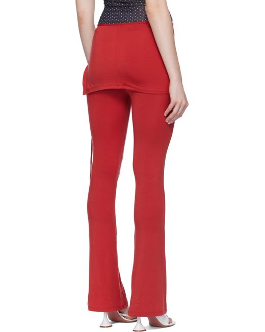 Pantalon De Détente Kali Bourgogne Miaou en coloris Red