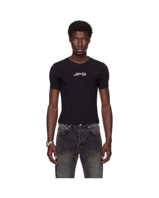 Jean Paul Gaultier Black 'The Jpg' Baby T-Shirt for men