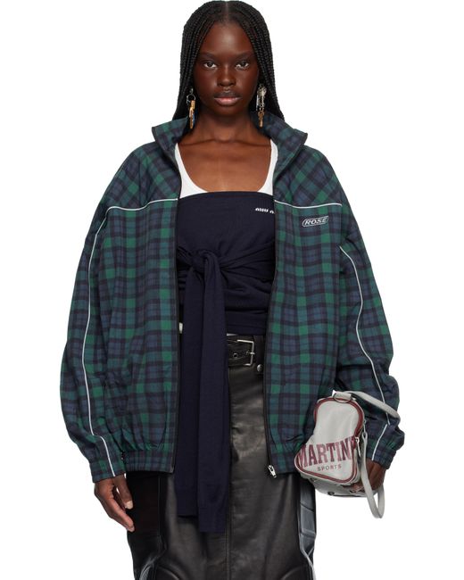 Martine Rose Blue Oversized Track Jacket