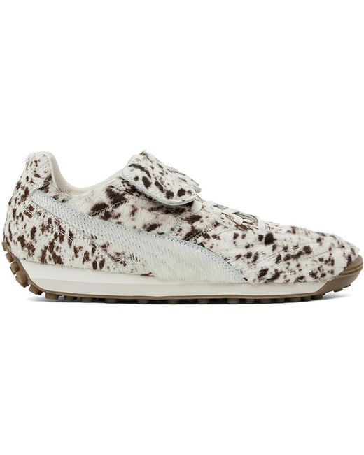 PUMA Black Off-white & Brown Fenty Edition Pony Sneakers for men