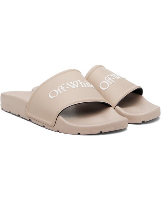 Off-White c/o Virgil Abloh Black Bookish Slides for men