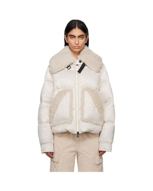 Moncler Natural Stowe Down Jacket