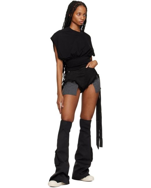 Rick Owens Black Cargo Fetish Boots | Lyst Canada