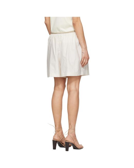 Lemaire White Off- Boxer Shorts