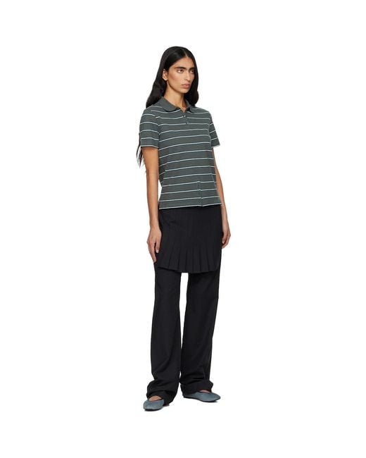 Paloma Wool Black Julieta Polo