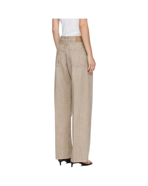 6397 White Wide Jeans