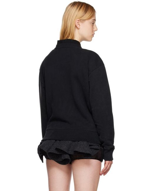 Givenchy Black Embroidered Sweatshirt