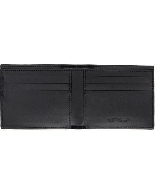 Off-White c/o Virgil Abloh Black Logo Bifold Wallet for men