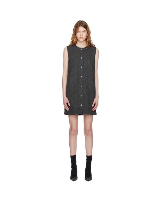 A.P.C. Black Mini Dress