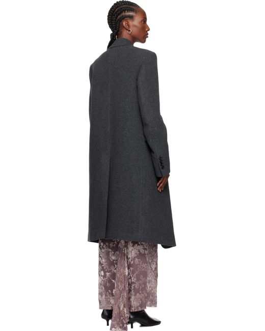 Ann Demeulemeester Black Viv High Comfort Tailored Coat