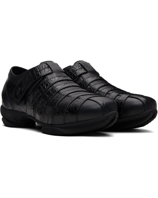 Kiko Kostadinov Black Kormos Fisherman Loafers for men