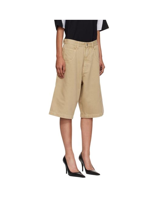Vetements Black Hip-Hop Denim Shorts