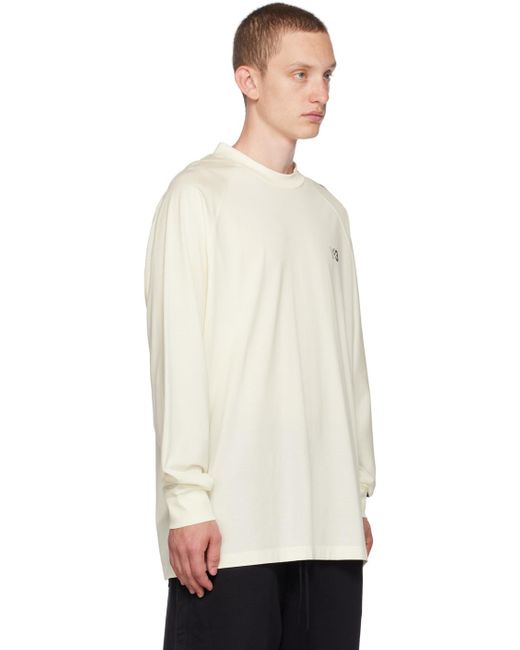 Y-3 Off-white 3-stripes Long Sleeve T-shirt for men