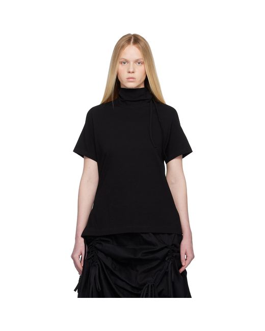 Yohji Yamamoto Black Binder Short Sleeve T-shirt