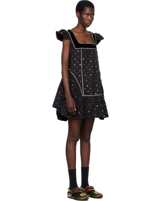 Chopova Lowena Black Jessie Minidress