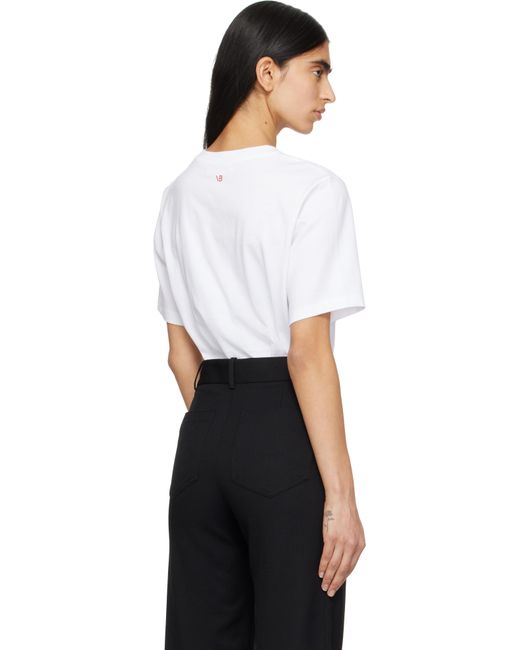 Victoria Beckham ホワイト Inoffensively Expensive Tシャツ White