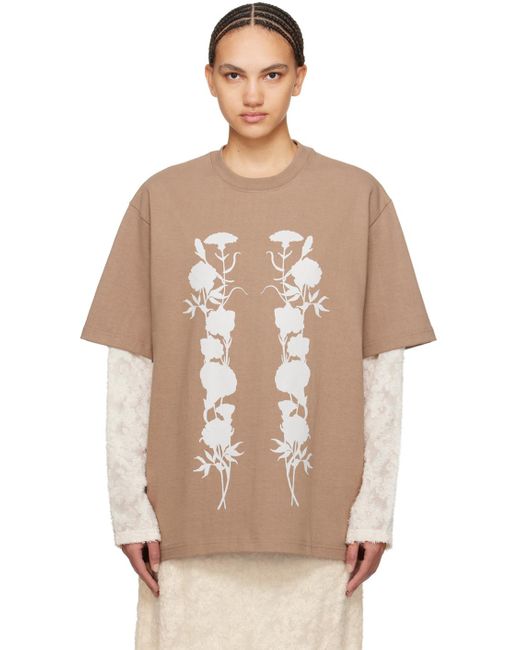 Song For The Mute Multicolor ' Foliage' Long Sleeve T-shirt