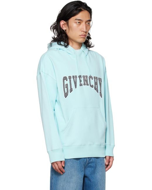 Givenchy Blue Patch Hoodie for men