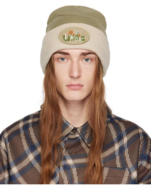 Dime Brown Classic Allergie Fold Beanie for men