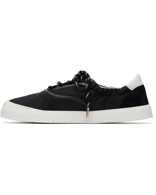 Moncler Black Vera Leisure Nylon Sneakers for men