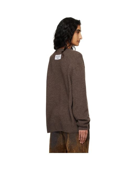 Acne Brown Cashmere Sweater