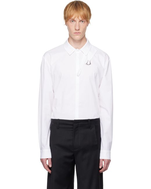 HELIOT EMIL White Corrosion Shirt for men