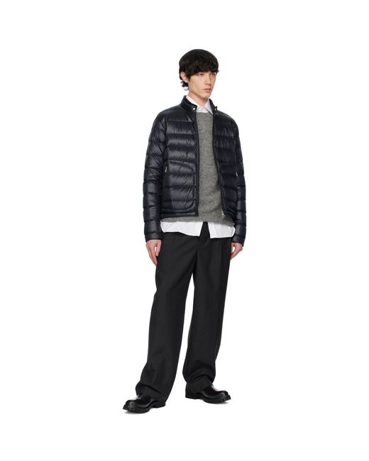 Moncler Black Acorus Short Down Jacket for men
