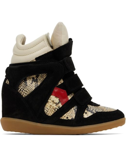 Isabel Marant Black Bekett Sneakers