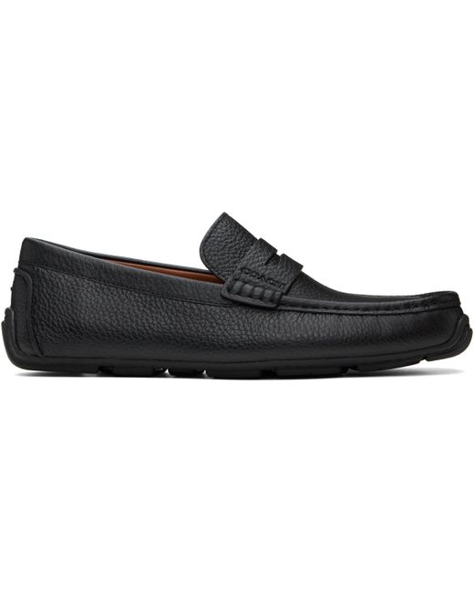 COACH Black Luca Driver Loafers for men