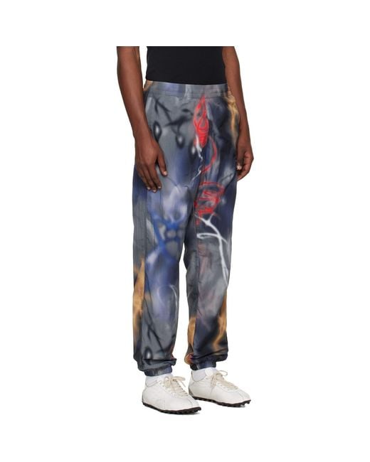 DIESEL Blue P-Arelion Sweatpants for men