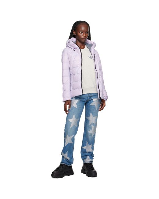 Canada Goose Purple Abbott Down Jacket