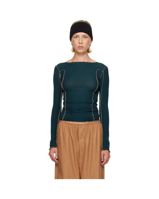 Baserange Blue Omato Long Sleeved T-Shirt