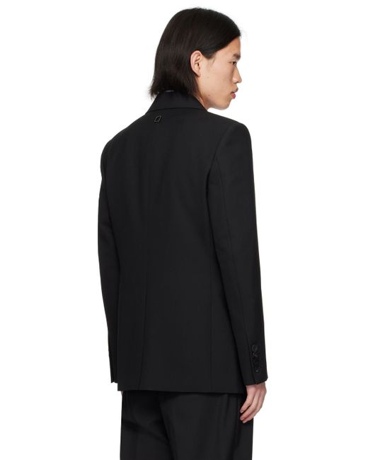 Wooyoungmi Black Slim Blazer for men