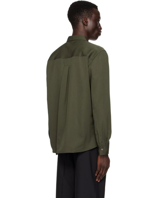 Chemise d'uniforme verte BERNER KUHL pour homme en coloris Black