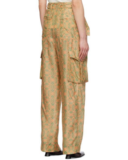 Pantalon cargo à motif graphique Dries Van Noten en coloris Natural