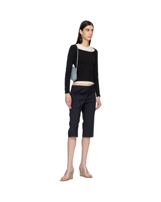 Flore Flore Black Longsleeve Fem T-Shirt