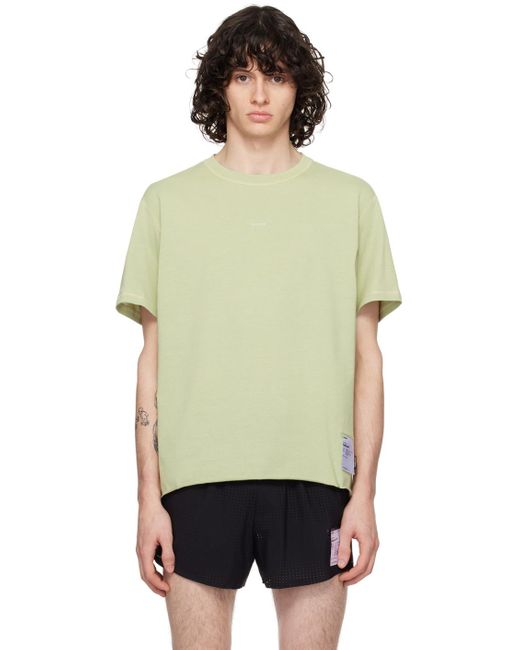 T-shirt d'escalade vert Satisfy pour homme en coloris Multicolor