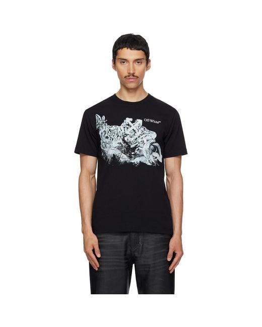 Off-White c/o Virgil Abloh Black Eagle Rock Slim T-Shirt for men