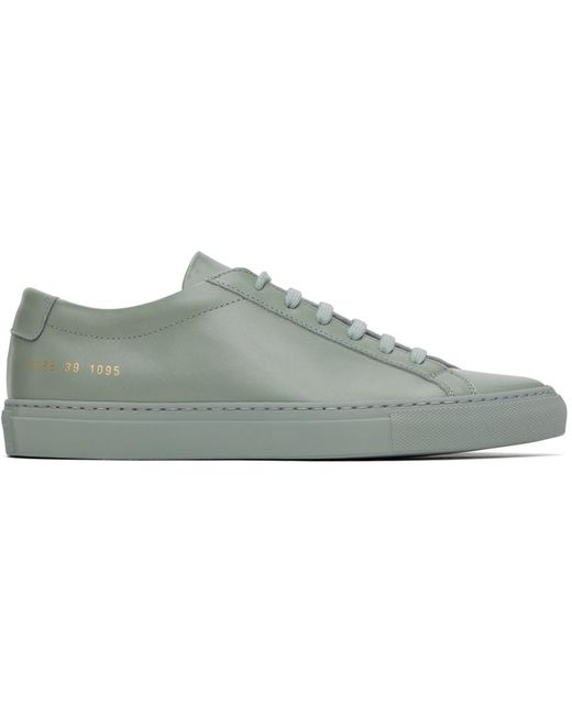 Baskets basses achilles vertes Common Projects pour homme en coloris Black