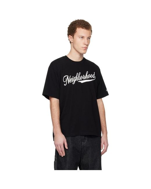 Neighborhood Black Ss T-Shirt for men