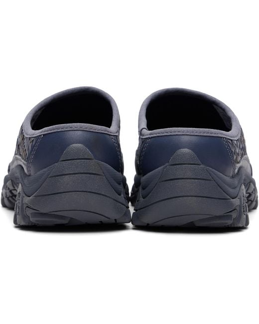 Merrell Blue Moab 2 Leather Slide Flats for men