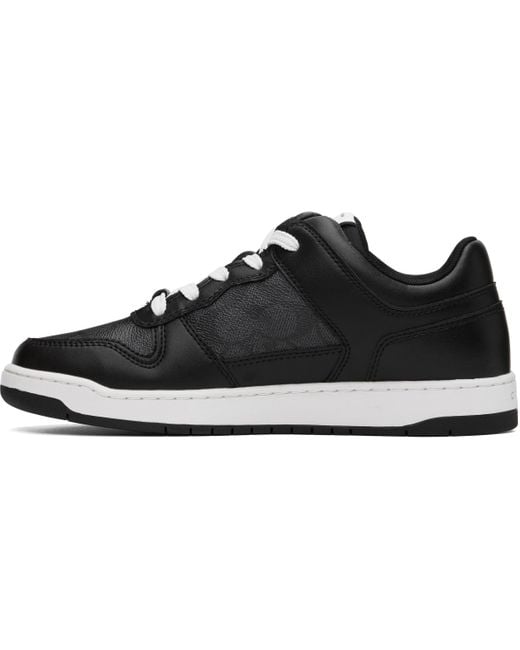 COACH Black C201 Signature Sneaker Shoes 12 D for men