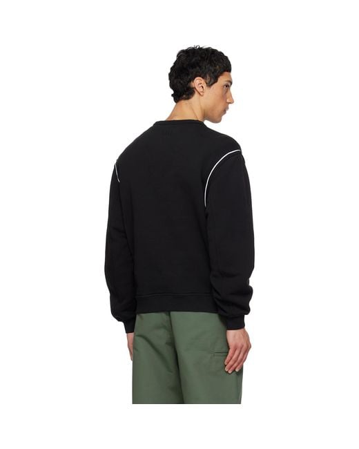 KENZO Black Paris 'Boke Flower 2.0' Embroidered Sweatshirt for men