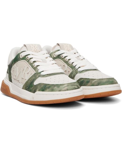 Amiri Black Khaki Classic Low Sneakers for men
