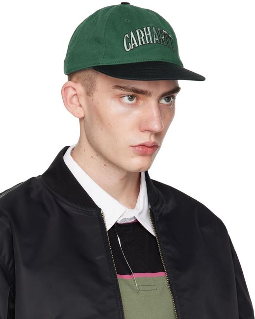 Carhartt Black Green Preston Cap for men
