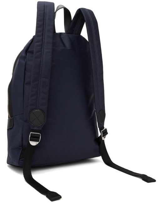 Marc Jacobs Blue Navy 'the Biker Nylon' Large Backpack