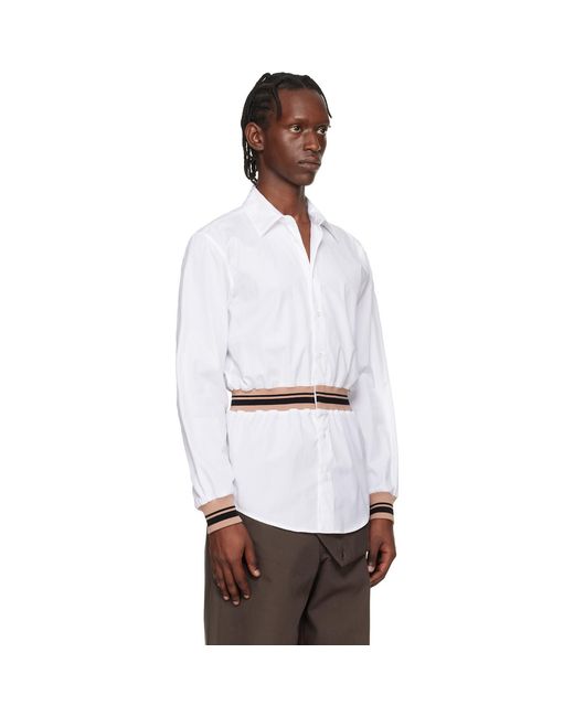 Dries Van Noten White Cotton Shirt for men